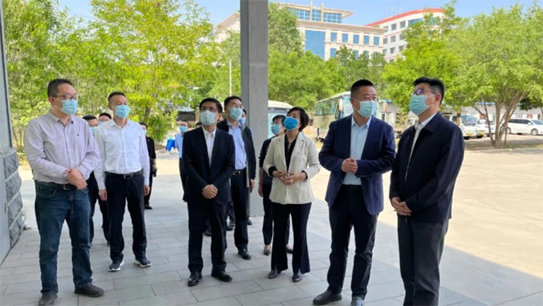 张锦刚副省长一行光临兰州ks凯时官网生态健全品有限公司调研