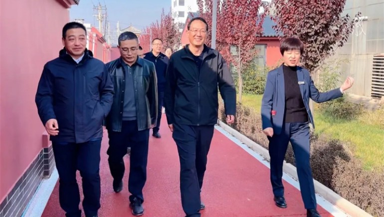 定西市民政局党组书记一行光临ks凯时官网康养调查纪实